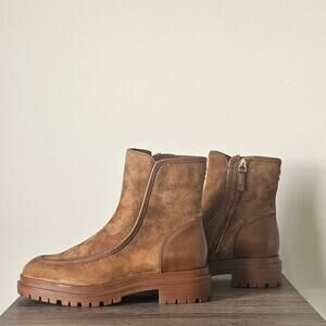 Lauren Ralph Lauren Brown Ankle Boots